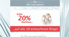 Desktop Screenshot of dastrauringhaus.de